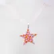 Star - Cassiopeia-Salmon Organza - 1